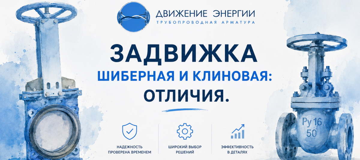 Задвижка шиберная и клиновая: отличия