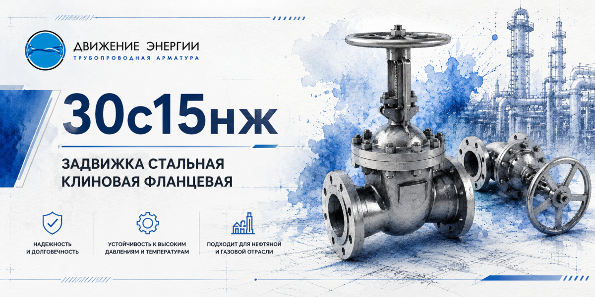 Задвижка клиновая 30с15нж: технические характеристики и применение