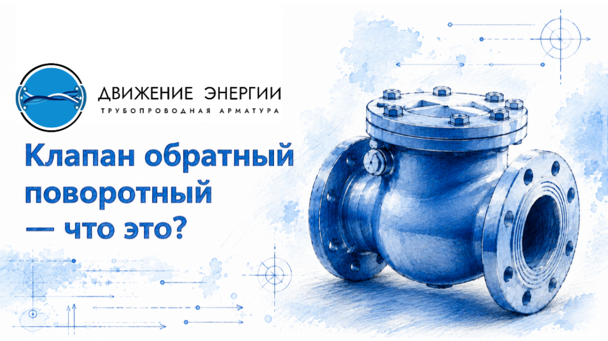 Клапан обратный поворотный — что это?