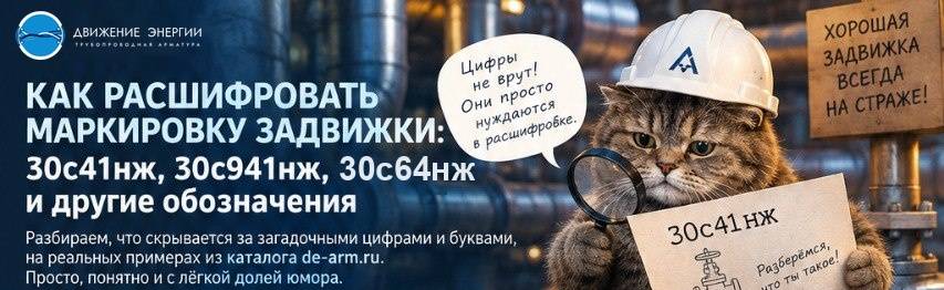 Как расшифровать маркировку задвижки: 30с41нж, 30с941нж, 30с64нж и другие обозначения