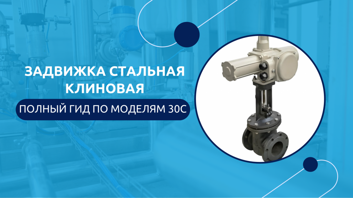 Задвижка стальная клиновая— что это? Полный гид по моделям 30с